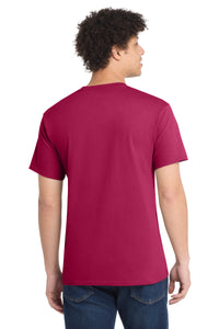 Port & Co Core Cotton Tee - Flush Pink Back