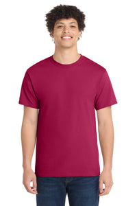 Port & Co Core Cotton Tee - Flush Pink