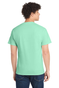 Port & Co Core Cotton Tee - Jadeite Back