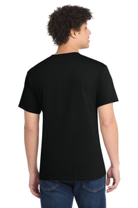 Port & Co Core Cotton Tee - Jet Black Back