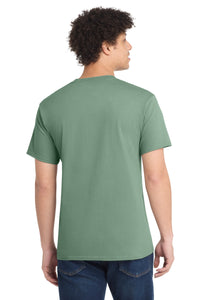 Port & Co Core Cotton Tee - Laurel Green Back