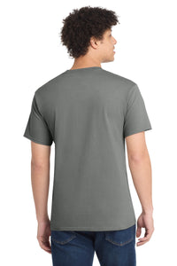 Port & Co Core Cotton Tee - Medium Grey Back
