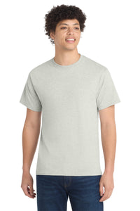 Port & Co Core Cotton Tee - Oatmeal Heather