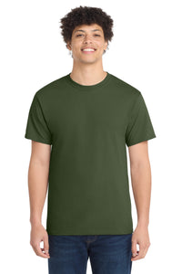 Port & Co Core Cotton Tee - Olive
