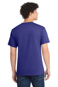 Port & Co Core Cotton Tee - Purple Back