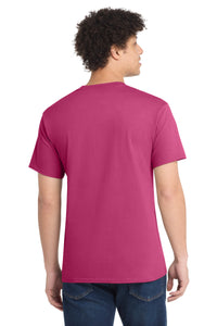 Port & Co Core Cotton Tee - Sangria Back