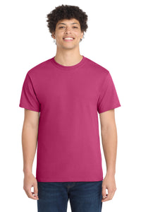 Port & Co Core Cotton Tee - Sangria
