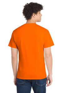 Port & Co Core Cotton Tee - S. Orange Back