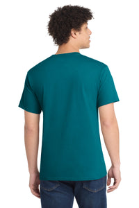 Port & Co Core Cotton Tee - Teal Back