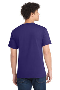 Port & Co Core Cotton Tee - Team Purple Back