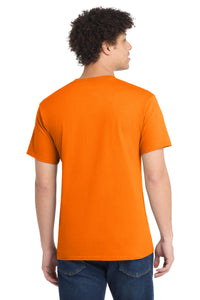 Port & Co Core Cotton Tee - Tennessee Orange Back
