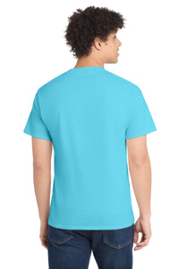 Port & Co Core Cotton Tee - Tidal Wave Back
