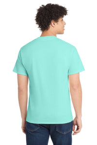 Port & Co Core Cotton Tee - True Celadon Back