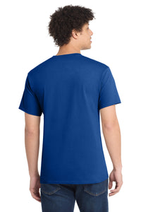 Port & Co Core Cotton Tee - True Royal Back