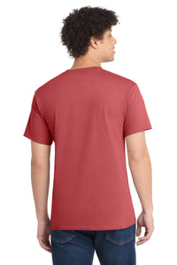 Port & Co Core Cotton Tee - Zinnia Back