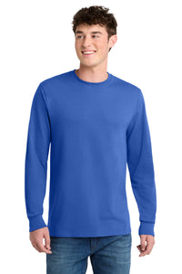 Port & Co Tall Long Sleeve Core Blend Tee - Royal