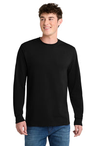 Port & Co Tall Long Sleeve Core Blend Tee - Jet Black