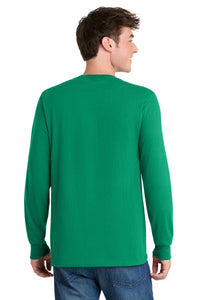 Port & Co Long Sleeve Core Blend Tee - Kelly Back