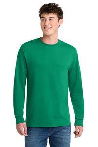 Port & Co Long Sleeve Core Blend Tee - Kelly