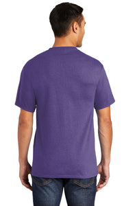 Port & Co Tall Core Blend Pocket Tee - Purple Back