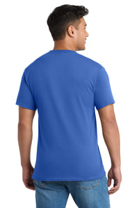 Port & Co Tall Core Blend Pocket Tee - Royal Back