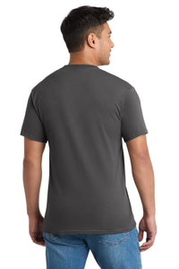Port & Co Core Blend Pocket Tee - Charcoal Back