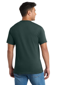 Port & Co Core Blend Pocket Tee - Dark Green Back