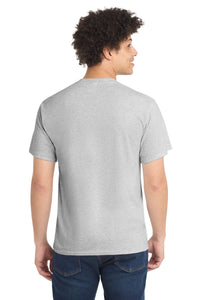 Port & Co Tall Core Blend Tee - Ash Back