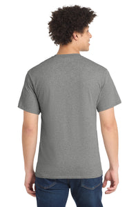 Port & Co Tall Core Blend Tee - Athletic Heather Back