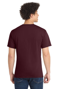 Port & Co Tall Core Blend Tee - Athletic Maroon Back