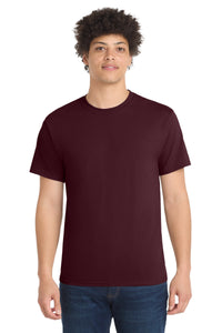 Port & Co Tall Core Blend Tee - Athletic Maroon