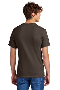 Port & Co Tall Core Blend Tee - Brown Back