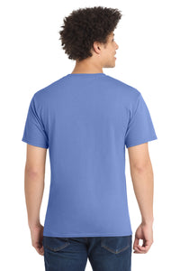 Port & Co Tall Core Blend Tee - Carolina Blue Back