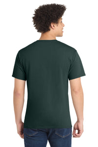 Port & Co Tall Core Blend Tee - Dark Green Back