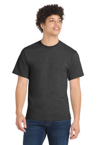 Port & Co Tall Core Blend Tee - Dark Heather Grey