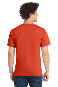Port & Co Tall Core Blend Tee - Orange Back