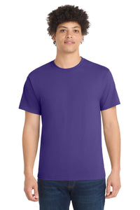 Port & Co Tall Core Blend Tee - Purple