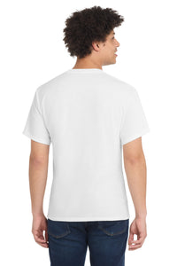 Port & Co Tall Core Blend Tee - White Back