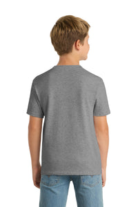 Port & Co Youth Core Blend Tee - Athletic Heather Back