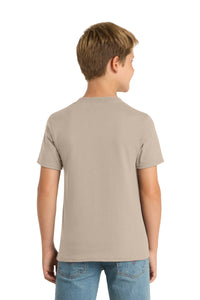 Port & Co Youth Core Blend Tee - Desert Sand Back