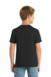 Port & Co Youth Core Blend Tee - Jet Black Back