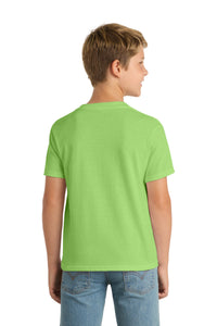 Port & Co Youth Core Blend Tee - Lime Back