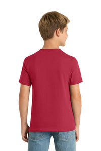 Port & Co Youth Core Blend Tee - Red Back