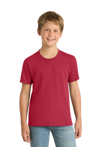 Port & Co Youth Core Blend Tee - Red
