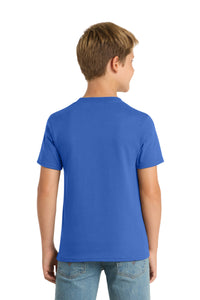 Port & Co Youth Core Blend Tee - Royal Back