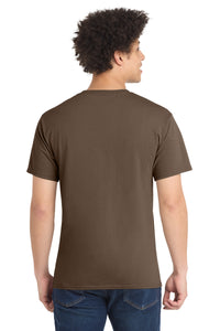 Port & Co Core Blend Tee - Brown Back