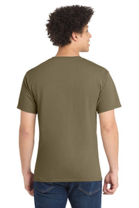 Port & Co Core Blend Tee - Coyote Brown Back