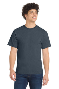 Port & Co Core Blend Tee - Heather Navy