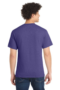 Port & Co Core Blend Tee - Heather Purple Back