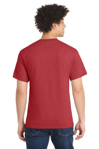 Port & Co Core Blend Tee - Heather Red Back